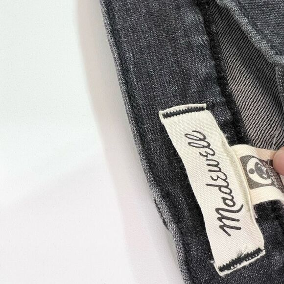 Madewell The Perfect Vintage Crop Jeans Womens 33T Blue Cotton Blend Stretch - Picture 5 of 13